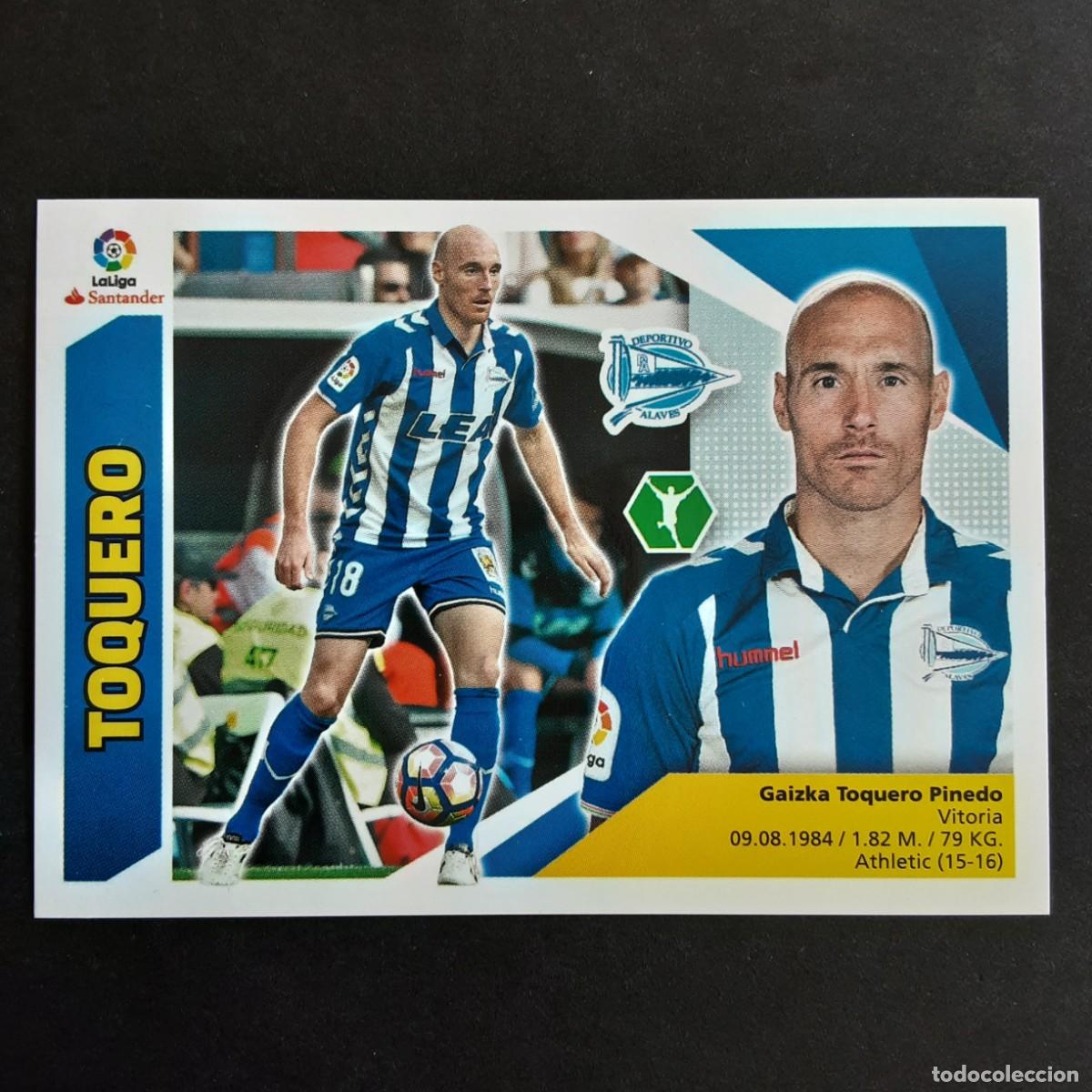 Cromos de f&uacute;tbol: CROMO LIGA 2017 2018 17 18 COLECCIONES ESTE PANINI N&ordm;15 TOQUERO-ALAVES NUNCA PEGADO