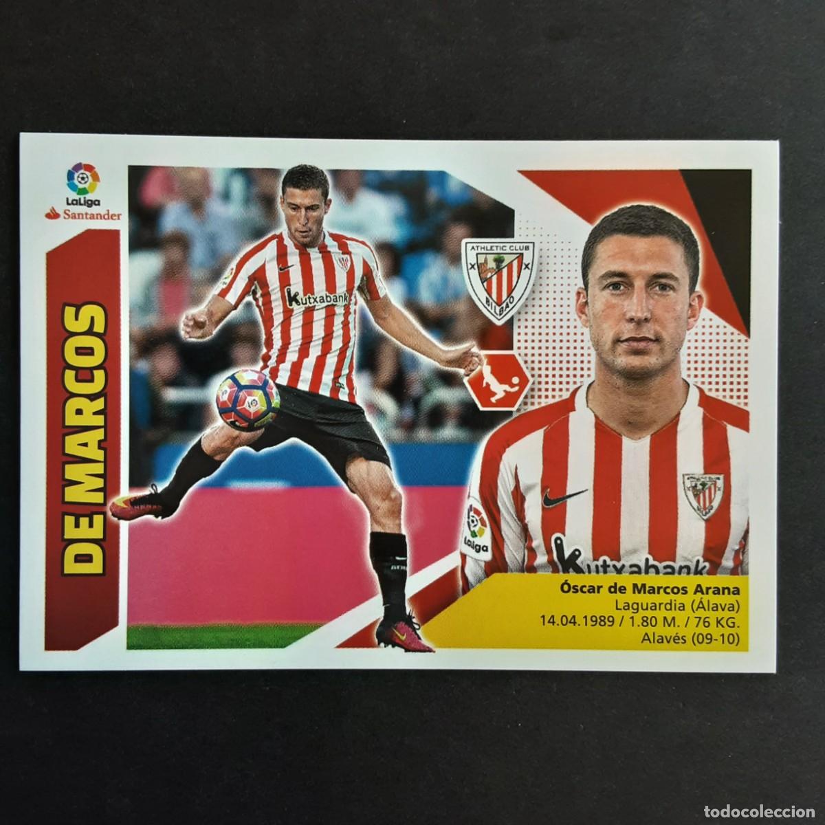 Cromos de Futebol: CROMO LIGA 2017 2018 17 18 COLECCIONES ESTE PANINI N&ordm;3 DE MARCOS-ATH.BILBAO NUNCA PEGADO