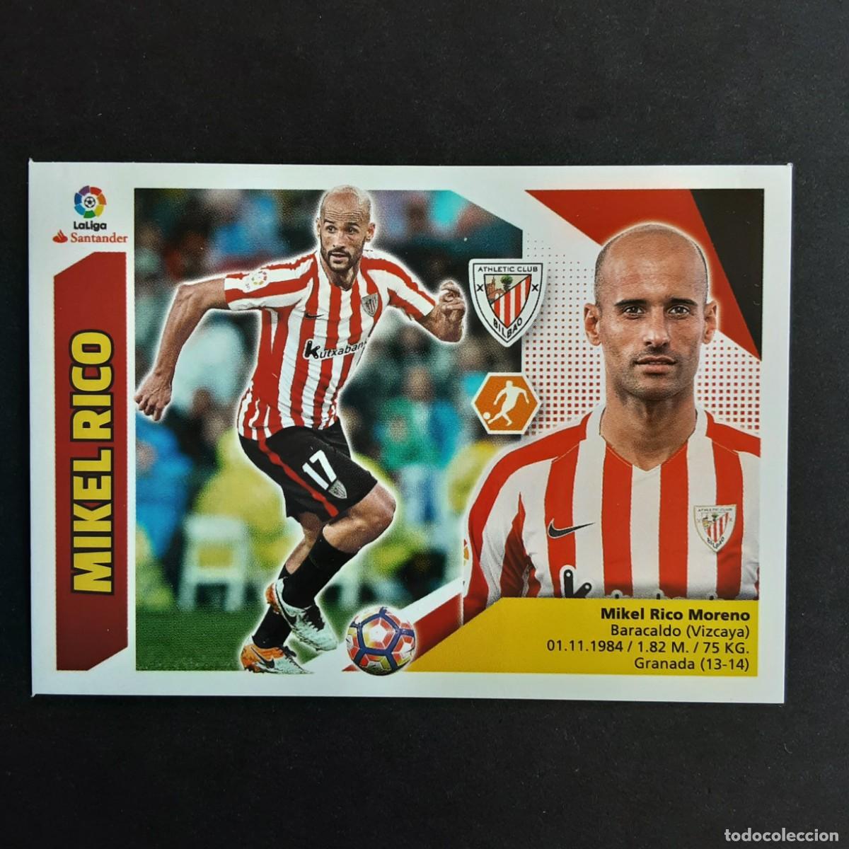Cromos de Futebol: CROMO LIGA 2017 2018 17 18 COLECCIONES ESTE PANINI N&ordm;10B MIKEL RICO-ATH.BILBAO NUNCA PEGADO