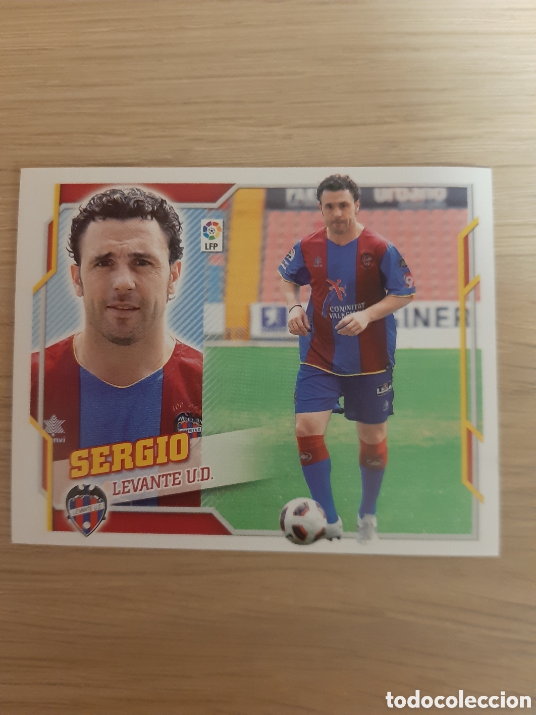 Cromos de f&uacute;tbol: FICHAJE 13 SERGIO.. LEVANTE.. ESTE 2010 2011 NUEVO - Foto 1