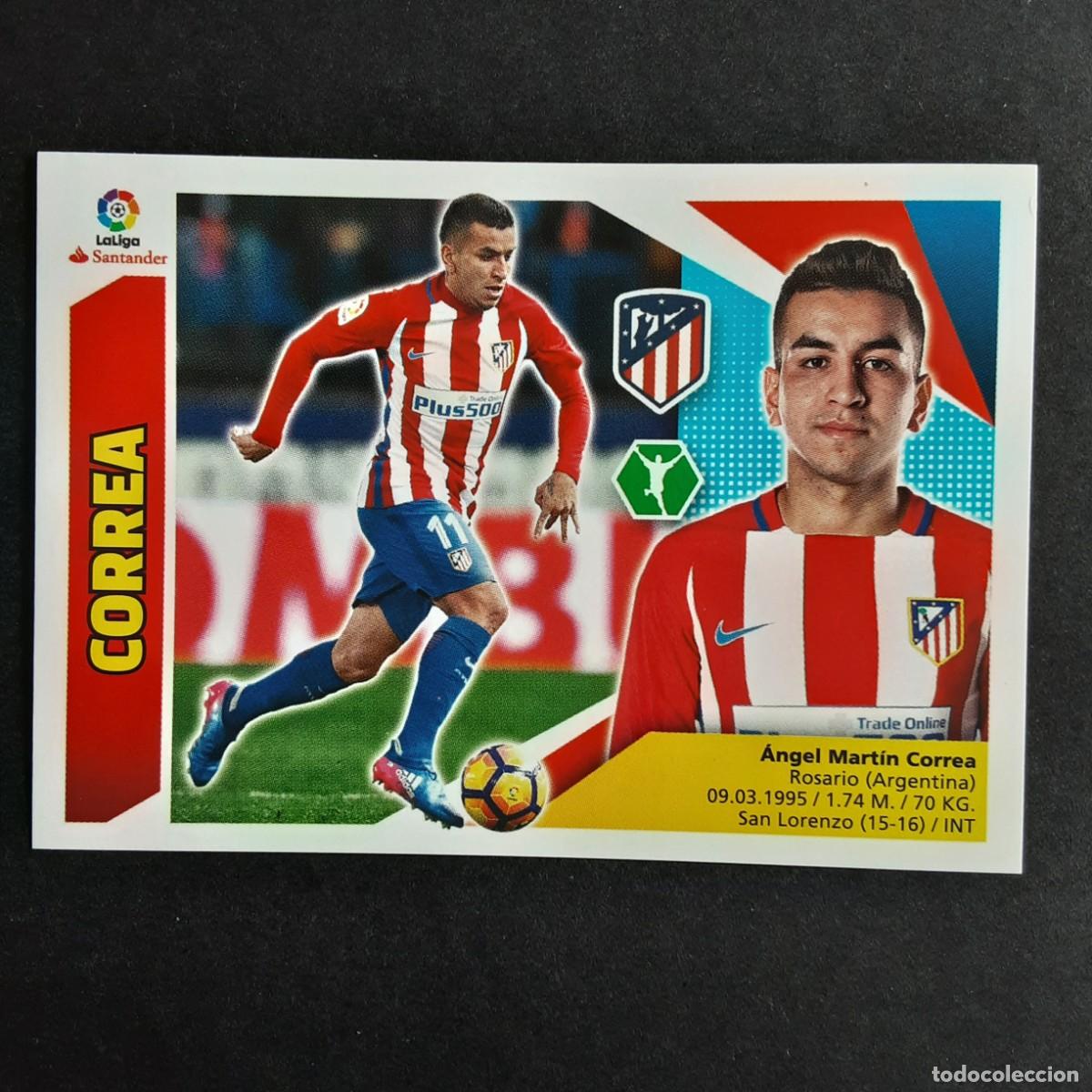Cromos de f&uacute;tbol: CROMO LIGA 2017 2018 17 18 COLECCIONES ESTE PANINI N&ordm;14B CORREA-AT.MADRID NUNCA PEGADO