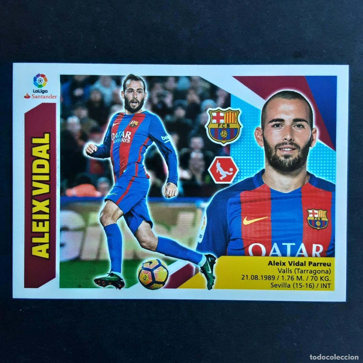 Cromos de f&uacute;tbol: CROMO LIGA 2017 2018 17 18 COLECCIONES ESTE PANINI N&ordm;3B ALEIX VIDAL-BARCELONA NUNCA PEGADO