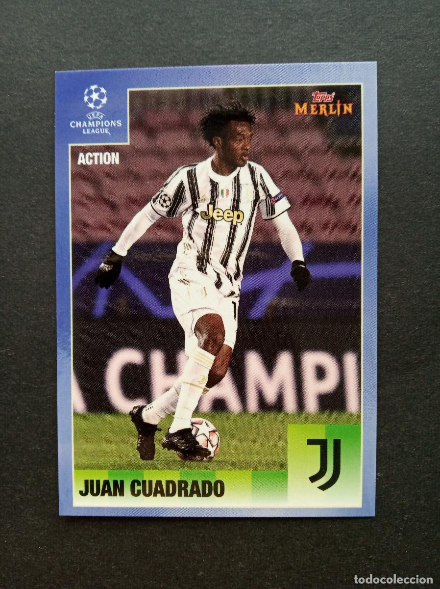 Cromos de Futebol: 119 Action CUADRADO Juventus COLOMBIA Topps Merlin HERITAGE 95 UEFA Champions League 2020 2021 20 21
