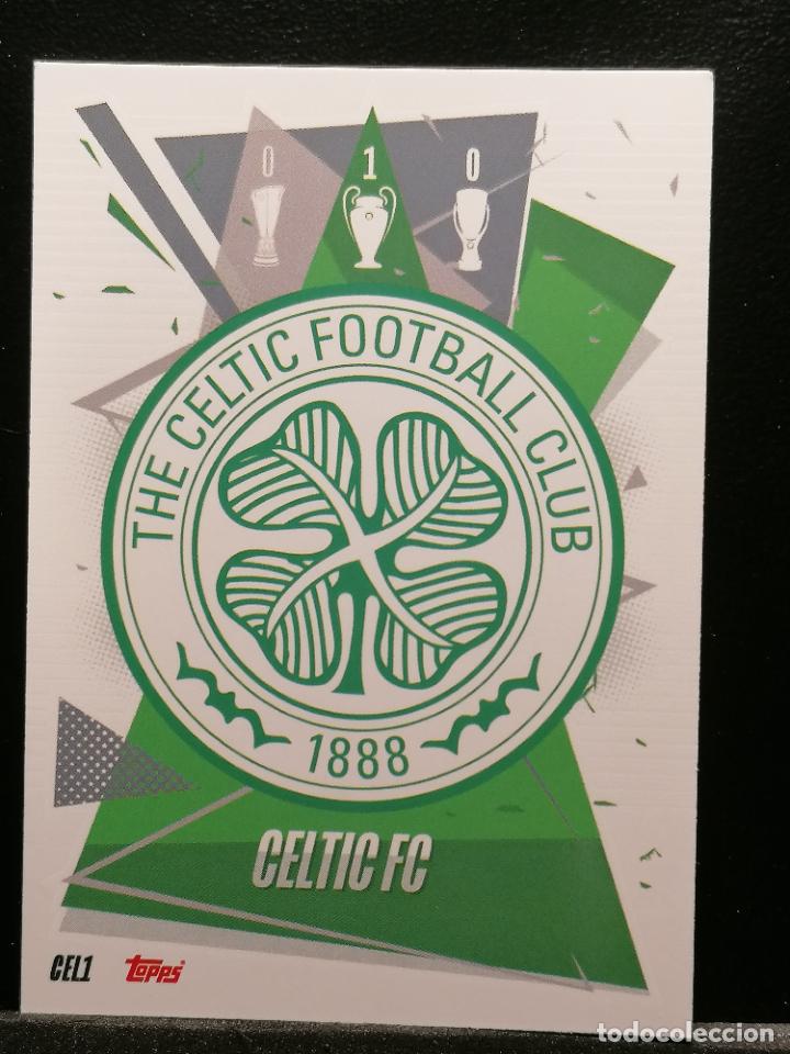 Cromos de f&uacute;tbol: CEL1 ESCUDO MATCH ATTAX CHAMPIONS 2020 2021 20 21