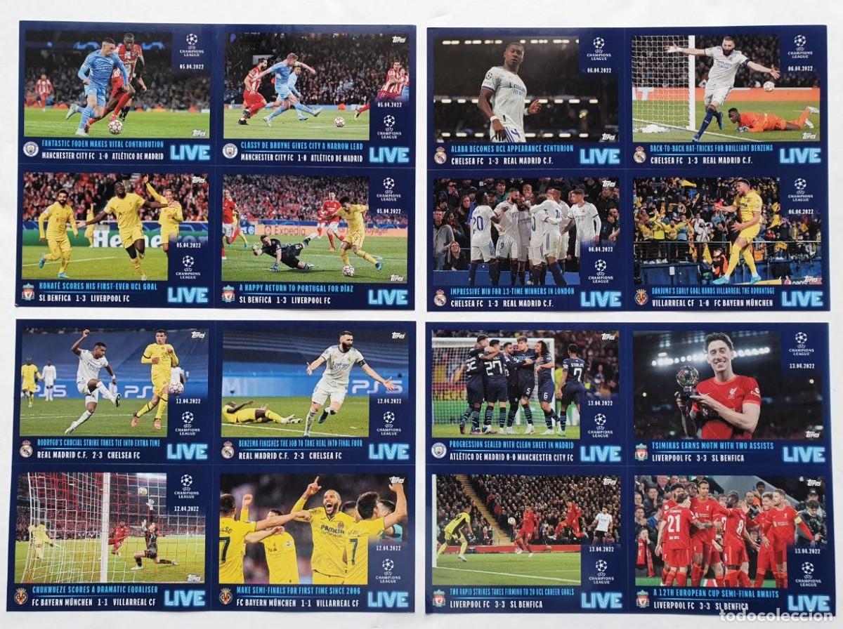 Cartes &agrave; collectionner de Football: TOPPS Live UEFA CHAMPIONS LEAGUE 2021/22 Pack 4 (16 Stickers Updates L66 al L80)