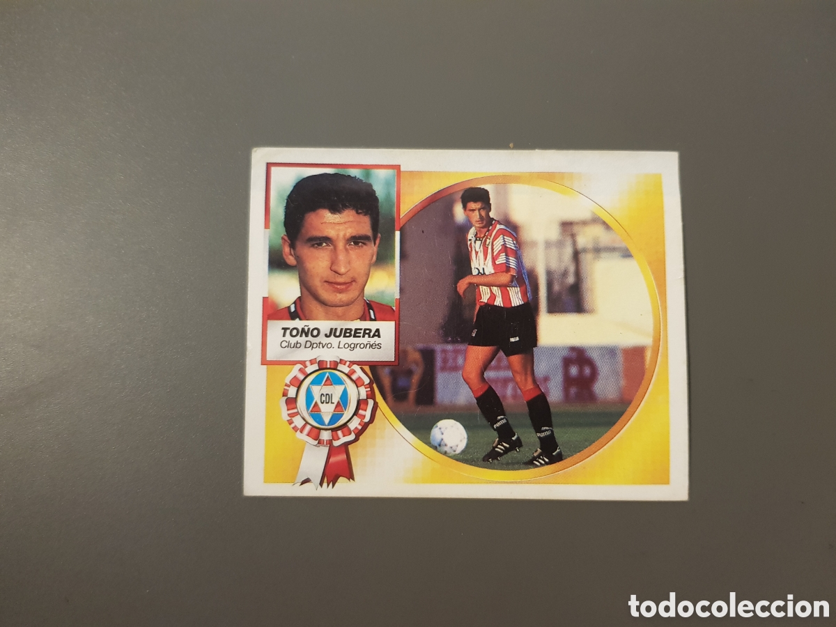 Cromos de f&uacute;tbol: TO&Ntilde;O JUBERA Coloca (ventanilla) Logro&ntilde;&eacute;s Liga Este 94 95 - Foto 1