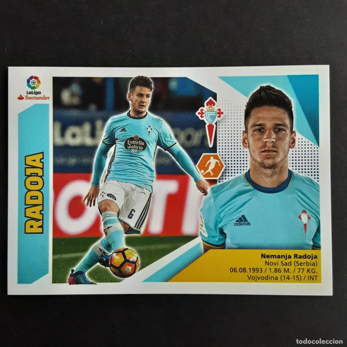 Cartes &agrave; collectionner de Football: CROMO LIGA 2017 2018 17 18 COLECCIONES ESTE PANINI N&ordm;8 RADOJA-CELTA NUNCA PEGADO