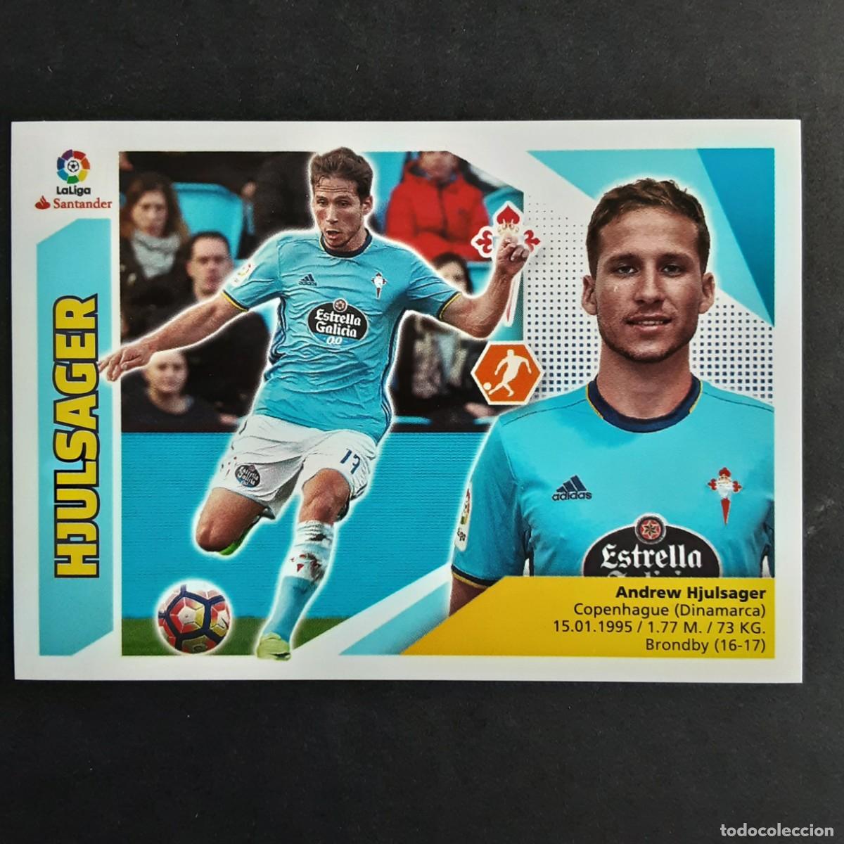 Cromos de Futebol: CROMO LIGA 2017 2018 17 18 COLECCIONES ESTE PANINI N&ordm;11 HJULSAGER-CELTA NUNCA PEGADO