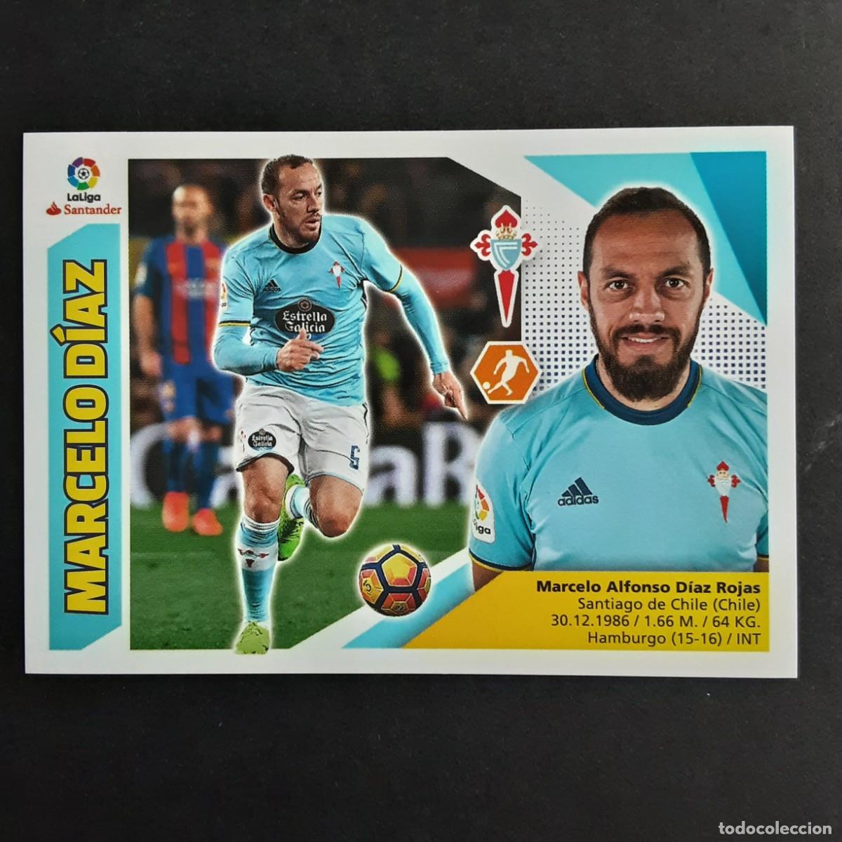 Cromos de f&uacute;tbol: CROMO LIGA 2017 2018 17 18 COLECCIONES ESTE PANINI N&ordm;12B MARCELO DIAZ-CELTA NUNCA PEGADO