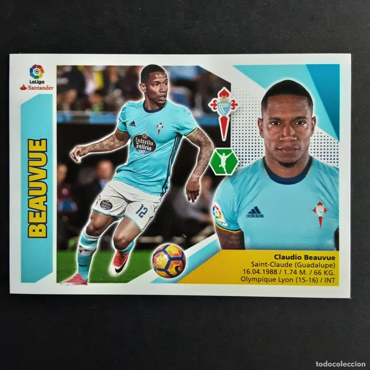 Cromos de F&uacute;tbol: CROMO LIGA 2017 2018 17 18 COLECCIONES ESTE PANINI N&ordm;13A BEAUVUE-CELTA NUNCA PEGADO