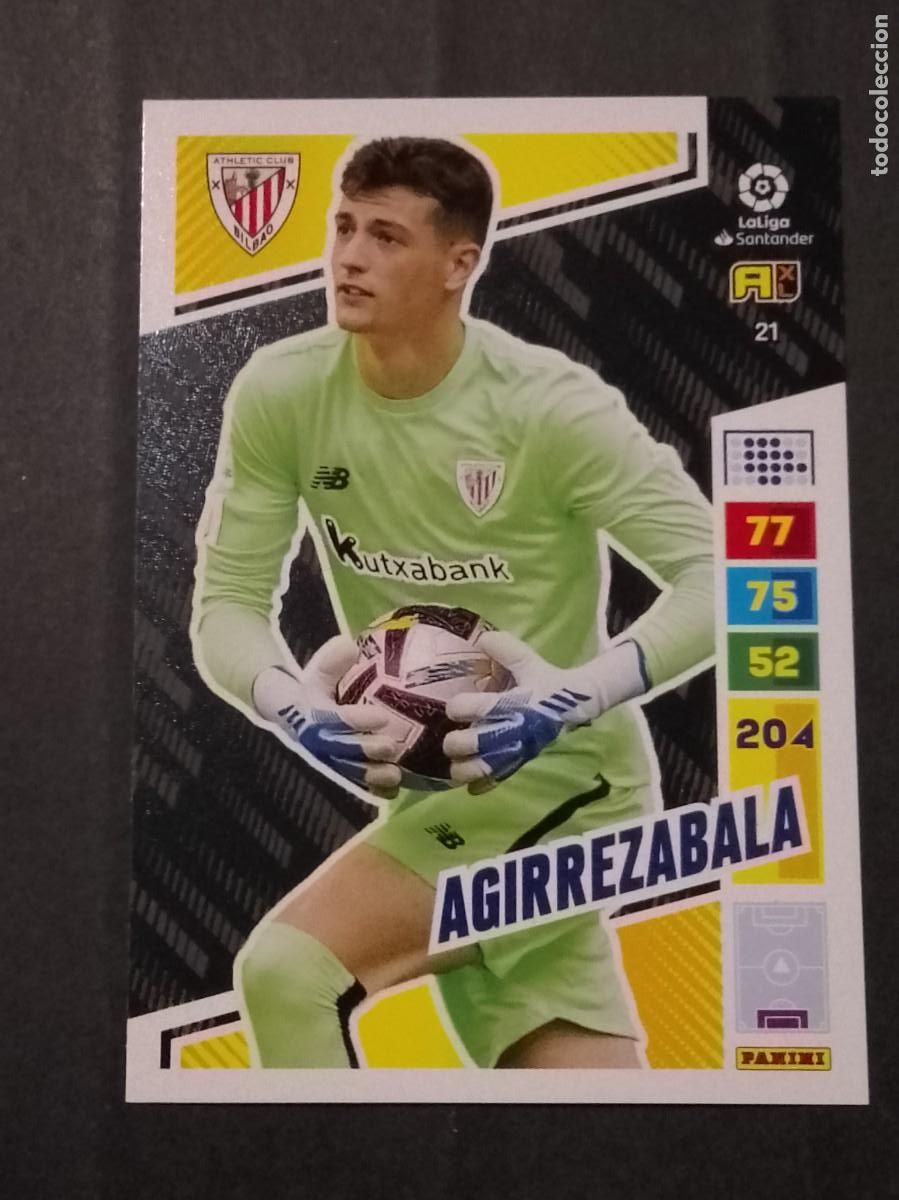 Cromos de F&uacute;tbol: 22 23 ADRENALYN XL 21 AGIRREZABALA ATHLETIC DE BILBAO 2022 2023 PANINI NUEVO DE SOBRE