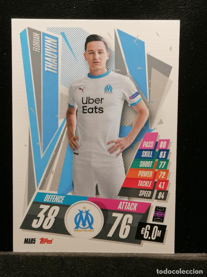 Cromos de f&uacute;tbol: MAR5 THAUVIN MARSELLA MATCH ATTAX CHAMPIONS 2020 2021 20 21