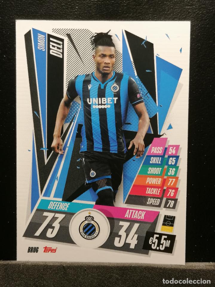 Cromos de f&uacute;tbol: BRU6 DELI BRUGGE MATCH ATTAX CHAMPIONS 2020 2021 20 21