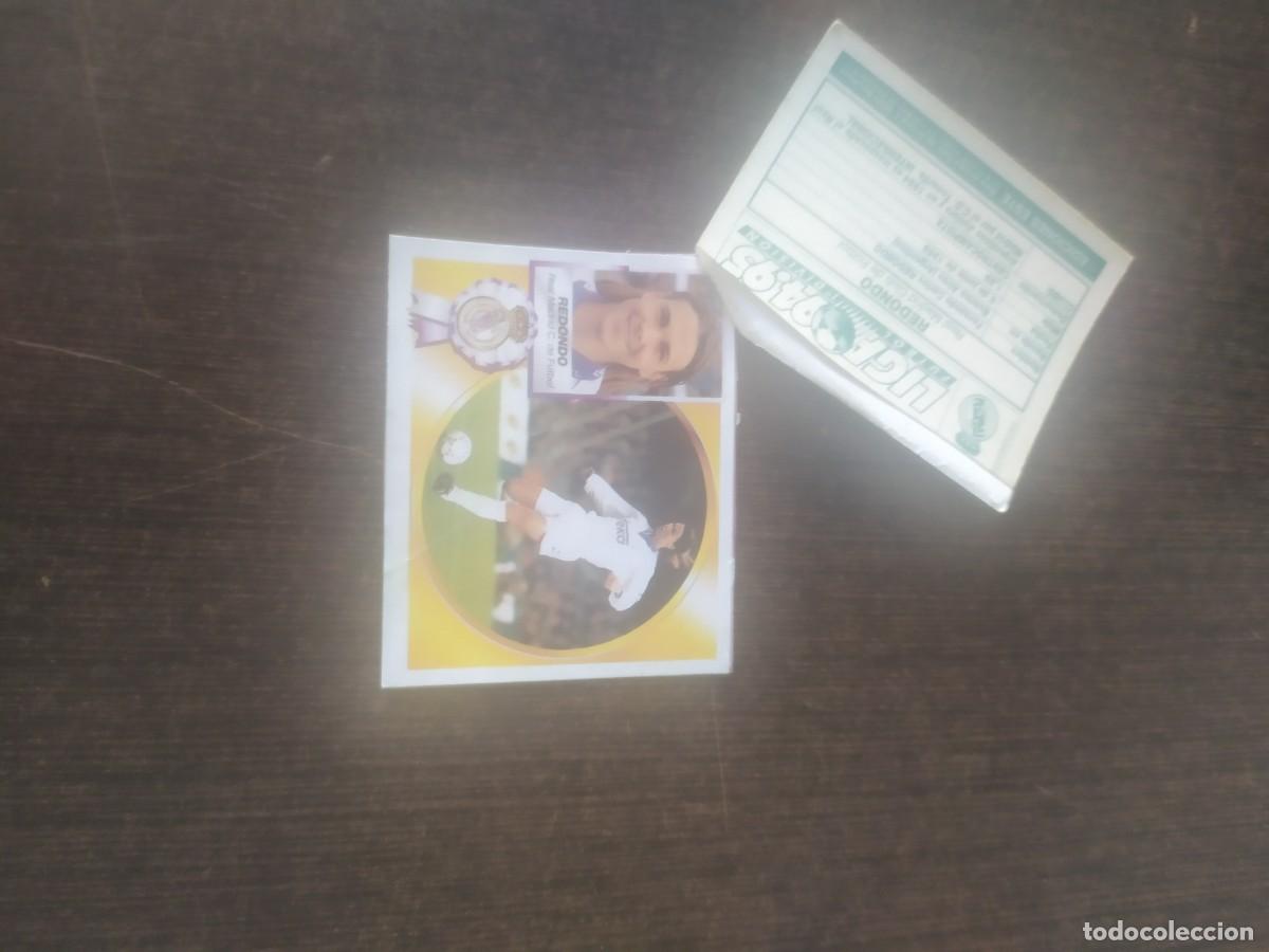 Cromos de f&uacute;tbol: REDONDO 2 VERSI&Oacute;N EDICIONES ESTE 1994-95 RECORTADO EN VENTANILLA 94-95 - Foto 2