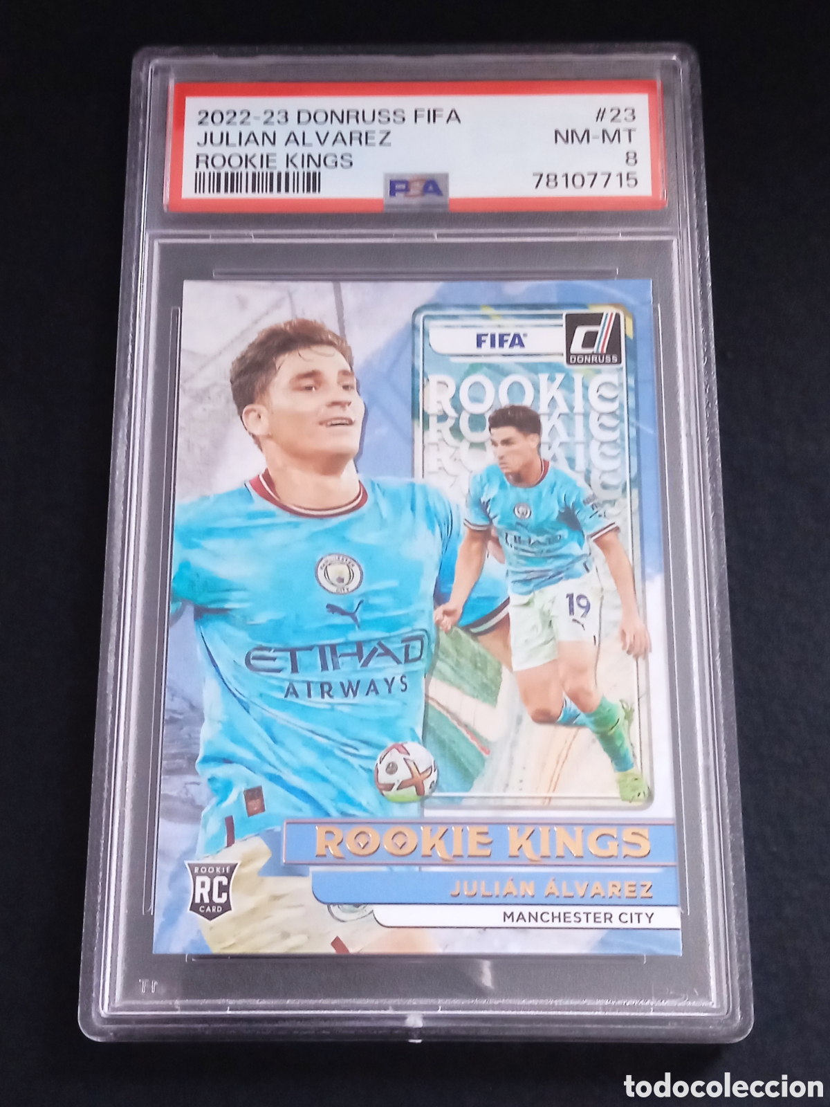 Panini Prizm Julian Alvarez Blue RC 生憎 PSA9