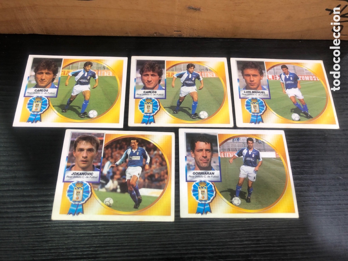 Cromos de F&uacute;tbol: Ediciones Este, lote cromos Liga 94-95, Equipo RC Oviedo (L89)