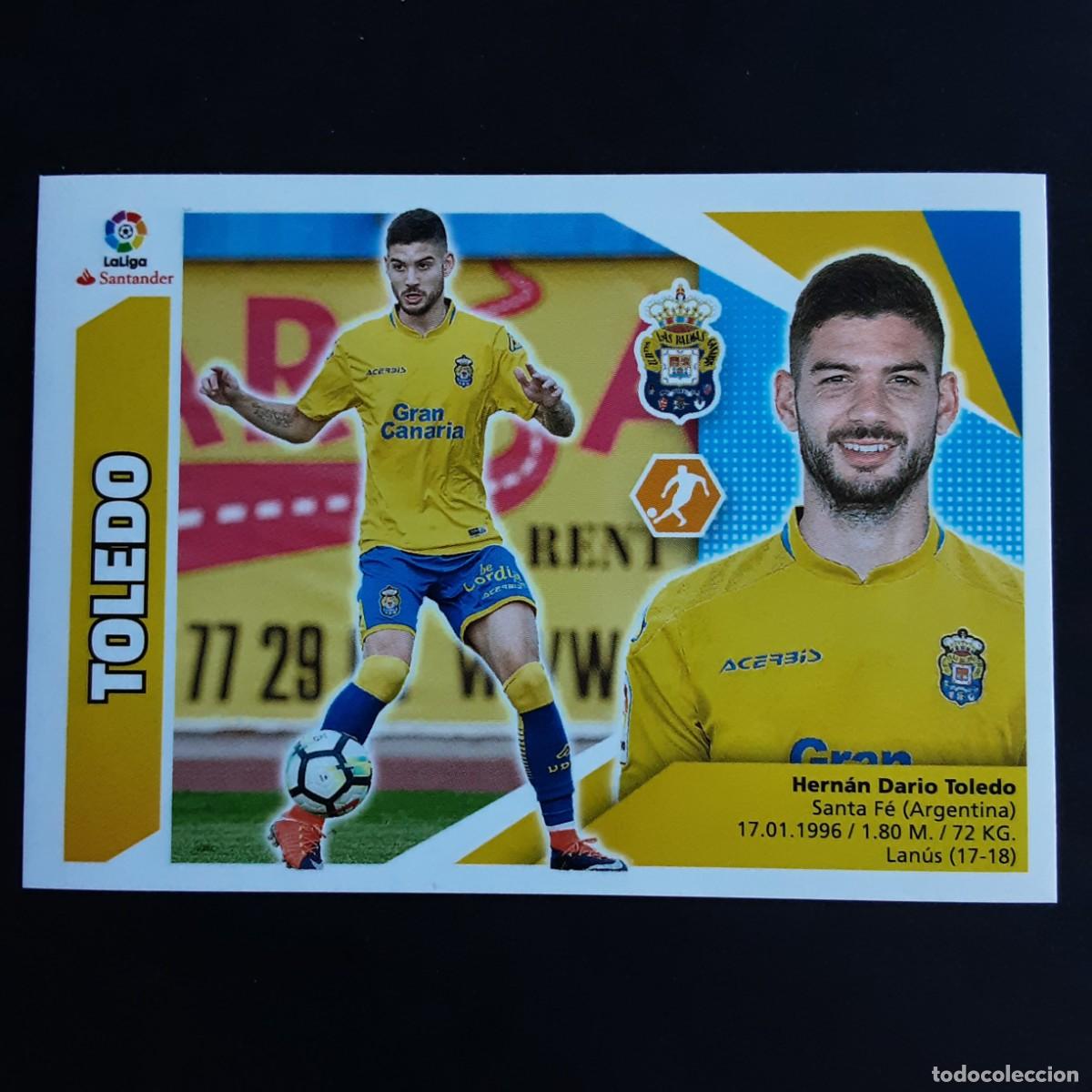 Cromos de F&uacute;tbol: CROMO LIGA 2017 2018 17 18 COLECCIONES ESTE PANINI N&ordm;11 TOLEDO-LAS PALMAS NUNCA PEGADO