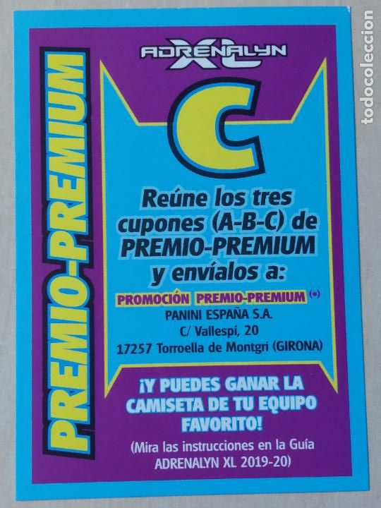 Fu&szlig;ball-Sticker: FICHA - LETRA - C - ADRENALYN 19 20 - PANINI 2019 20 - CROMO - EDICION LIMITADA -PREMIO PREMIUM