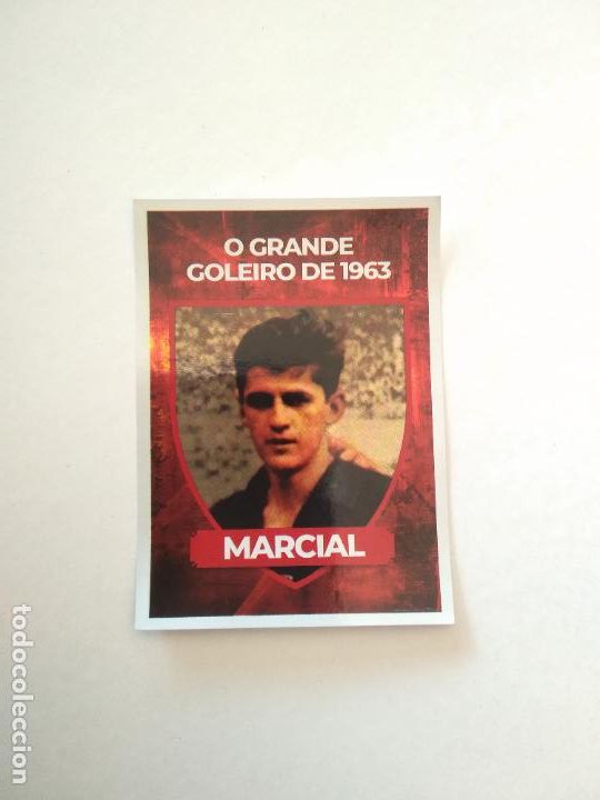 Figurine di Calcio: 89 GRANDE GOLEADORES 1963 MARCIAL CROMO FUTBOL PANINI FLAMENGO SEMPRE EU HEI DE SER 2019 BRASIL