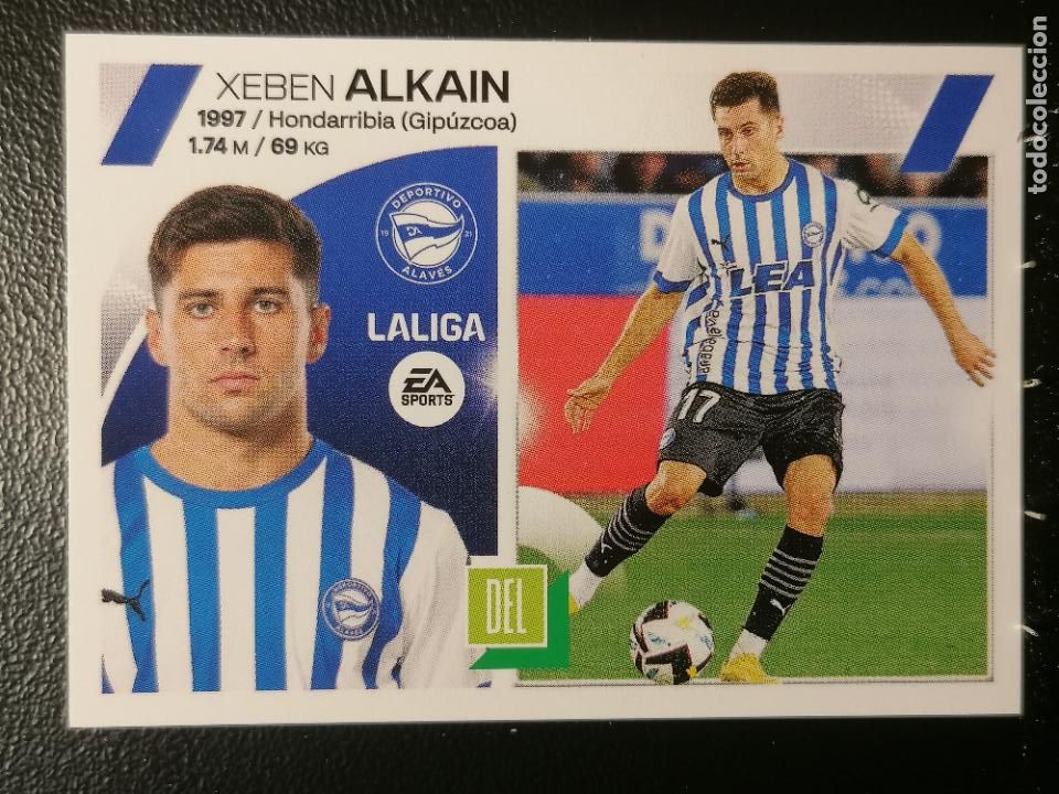 Cromos de F&uacute;tbol: 17 ALKAIN ALAVES LIGA ESTE PANINI 2023 2024 23 24