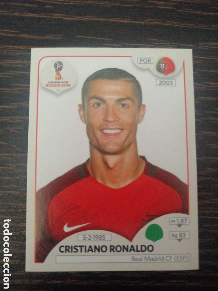 Cromos de f&uacute;tbol: Cristina Ronaldo 130 Fifa World Cup Russia 2018