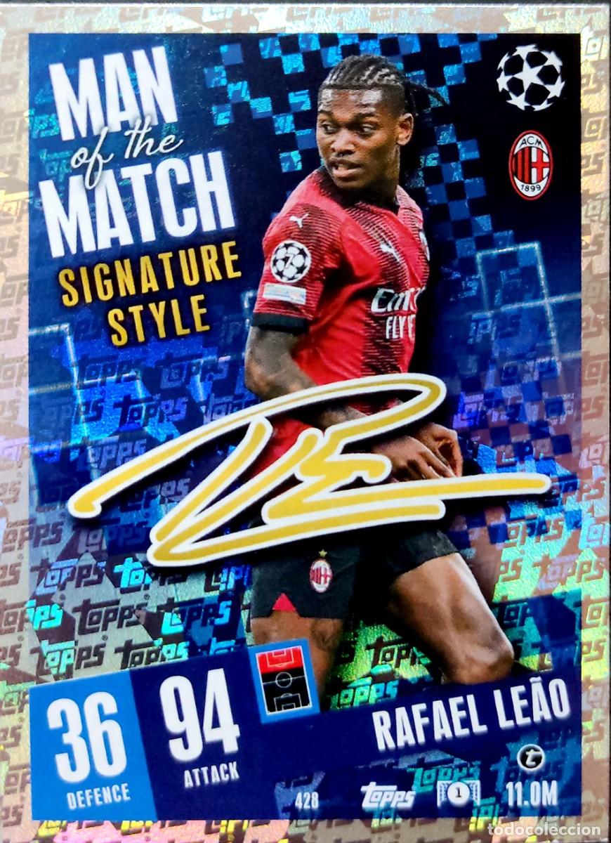 428 rafael leao - ac milan - man match signatur - Buy Collectible