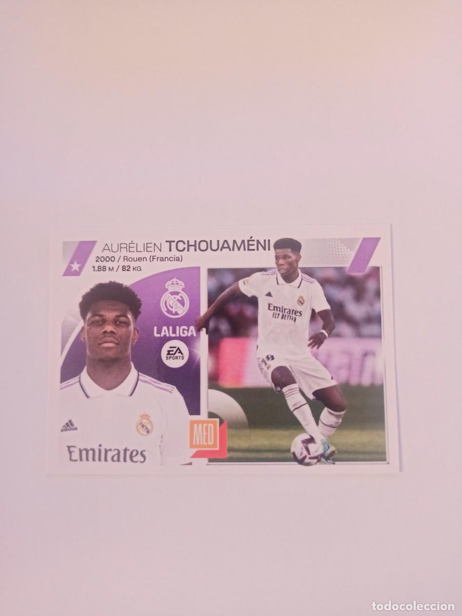 LIGA ESTE 2023 2024 23 24 PANINI REAL MADRID Nº 12 TCHOUAMÉNI COLECCIÓN  ALBUM STICKER