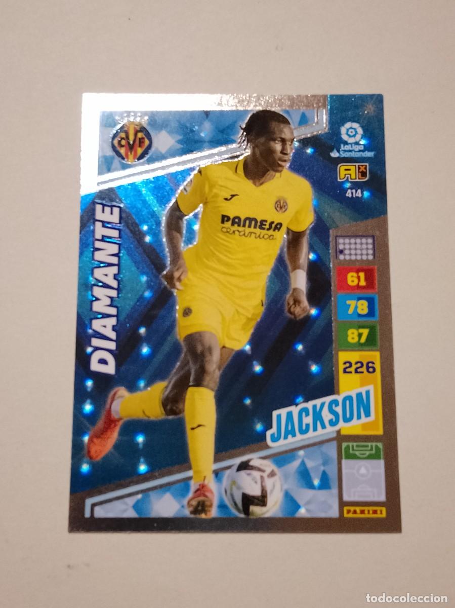 Cromos de Futebol: 414 JACKSON DIAMANTE DEL VILLARREAL 2022 2023 ADRENALYN XL 22 23 PANINI