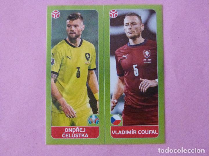 Cromos de f&uacute;tbol: CROMO DE FUTBOL CELUSTKA-COUFAL REP. CHECA SIN PEGAR N&ordm; 375 A B TOURNAMENT EUROCOPA EURO 2020 PANINI