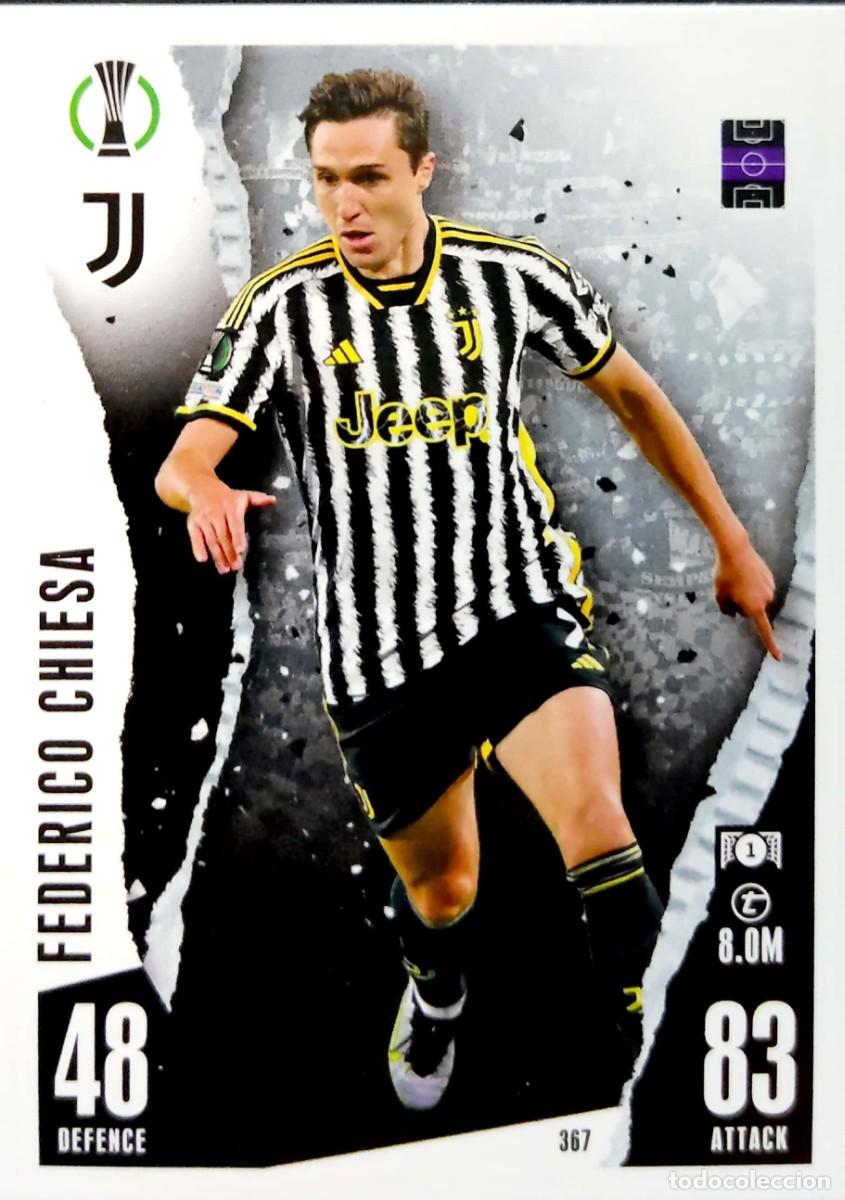 Juventus, Insignia del Club Cristal Topps Match Attax Soccer 2024. Tarjeta  de fútbol. De cartas coleccionables. Nuevo impuesto de partidos 2024. -   México