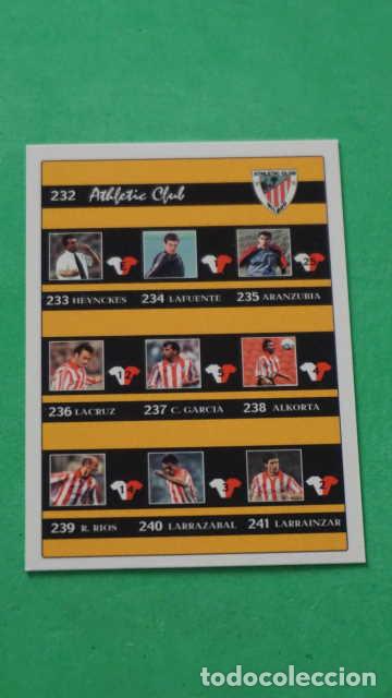 Football Stickers: INDICE 252 ATHLETIC CLUB, LA FICHAS DE LA LIGA 2002, MUNDICROMO SPORT 2001 / 2002, 01 / 02.