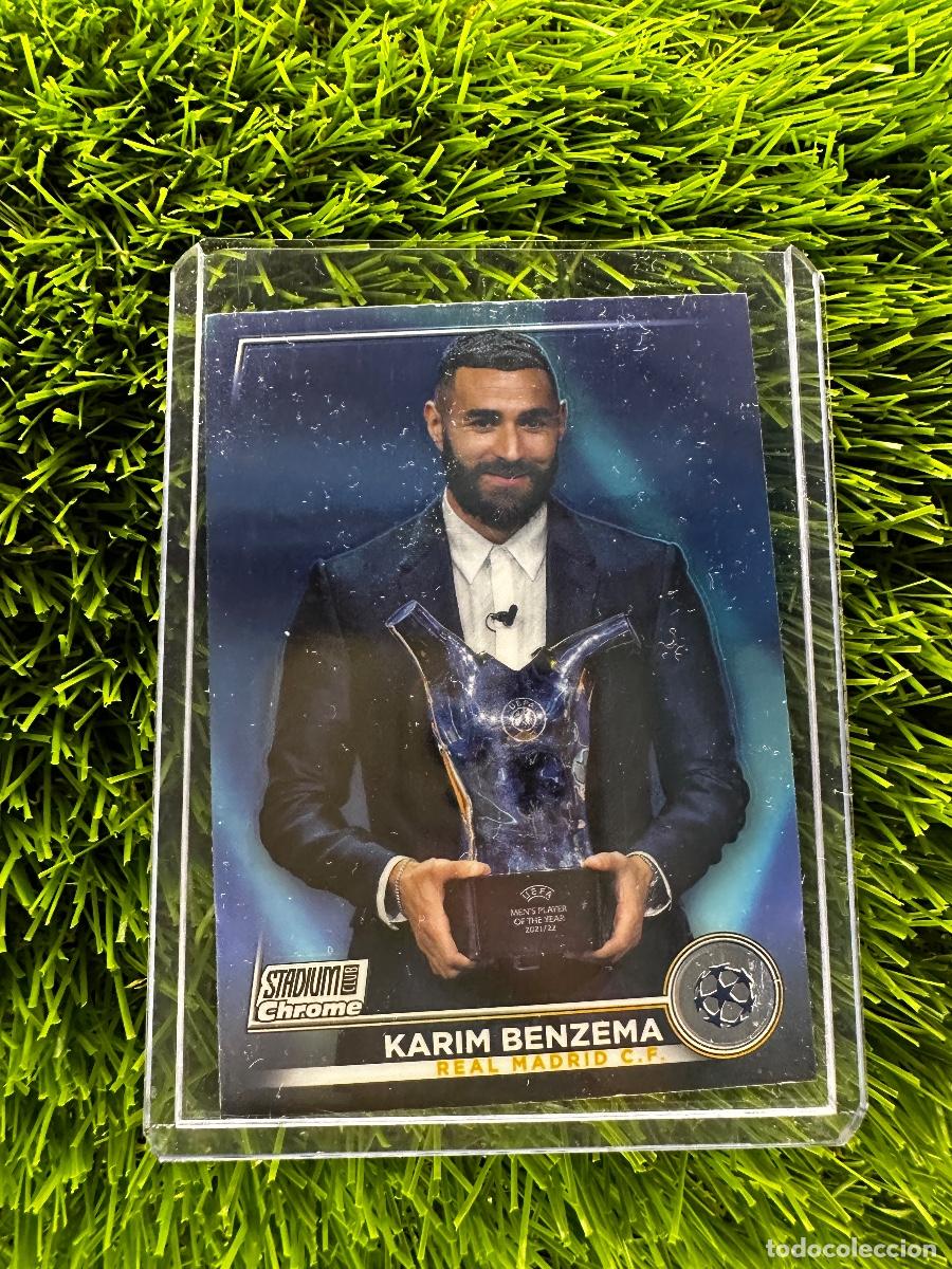 Cromos de F&uacute;tbol: N&ordm; 3 Karim Benzema Real Madrid CF Topps Stadium Chrome 22 23