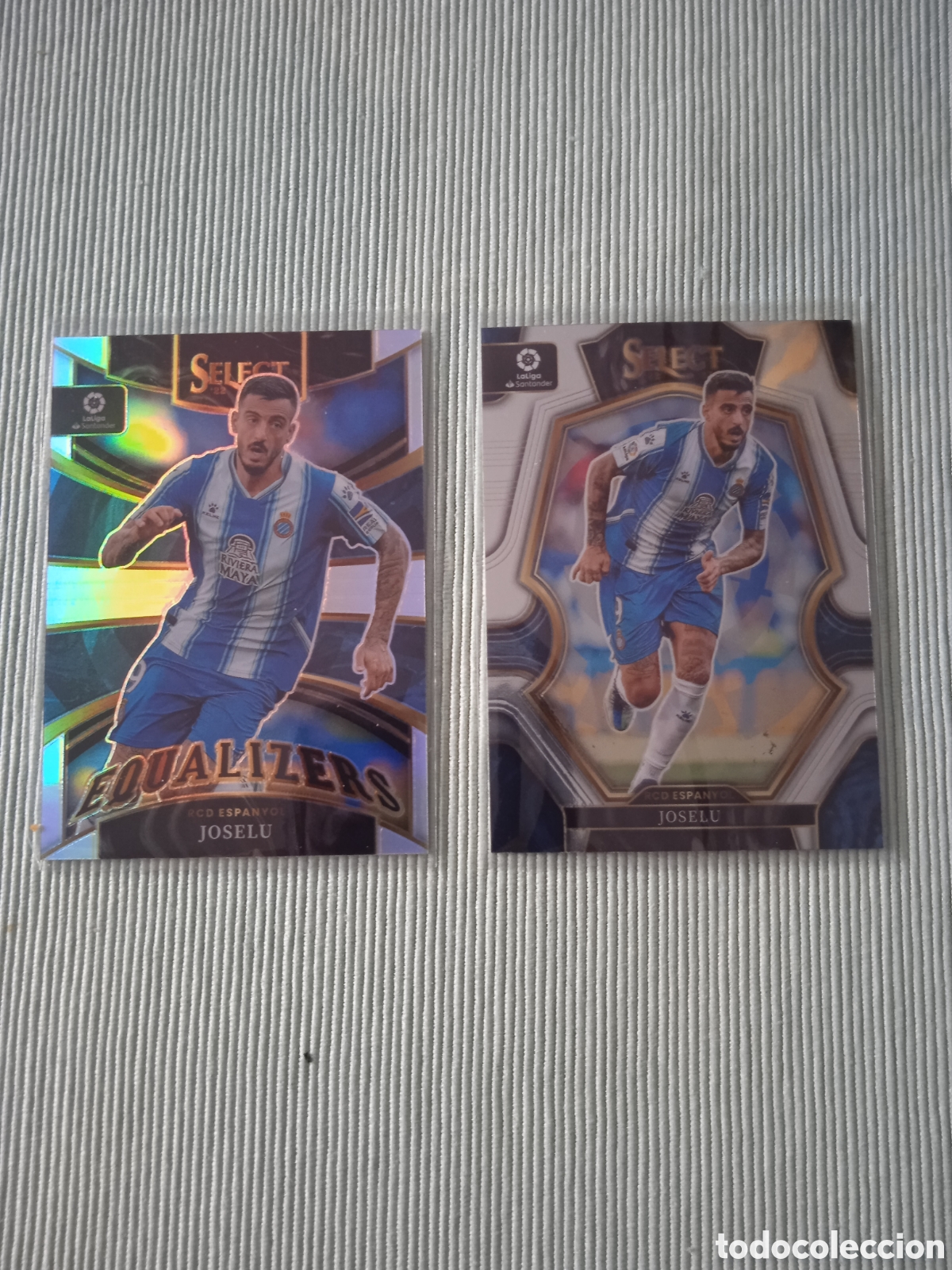 Cromos de f&uacute;tbol: Lote 2 cromos Joselu RCD Espanyol - Foto 1