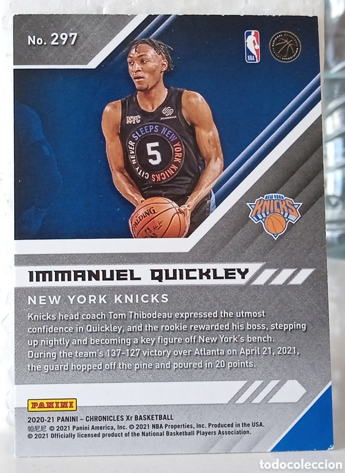 Cromos de f&uacute;tbol: IMMANUEL QUICKLY RC - Foto 2