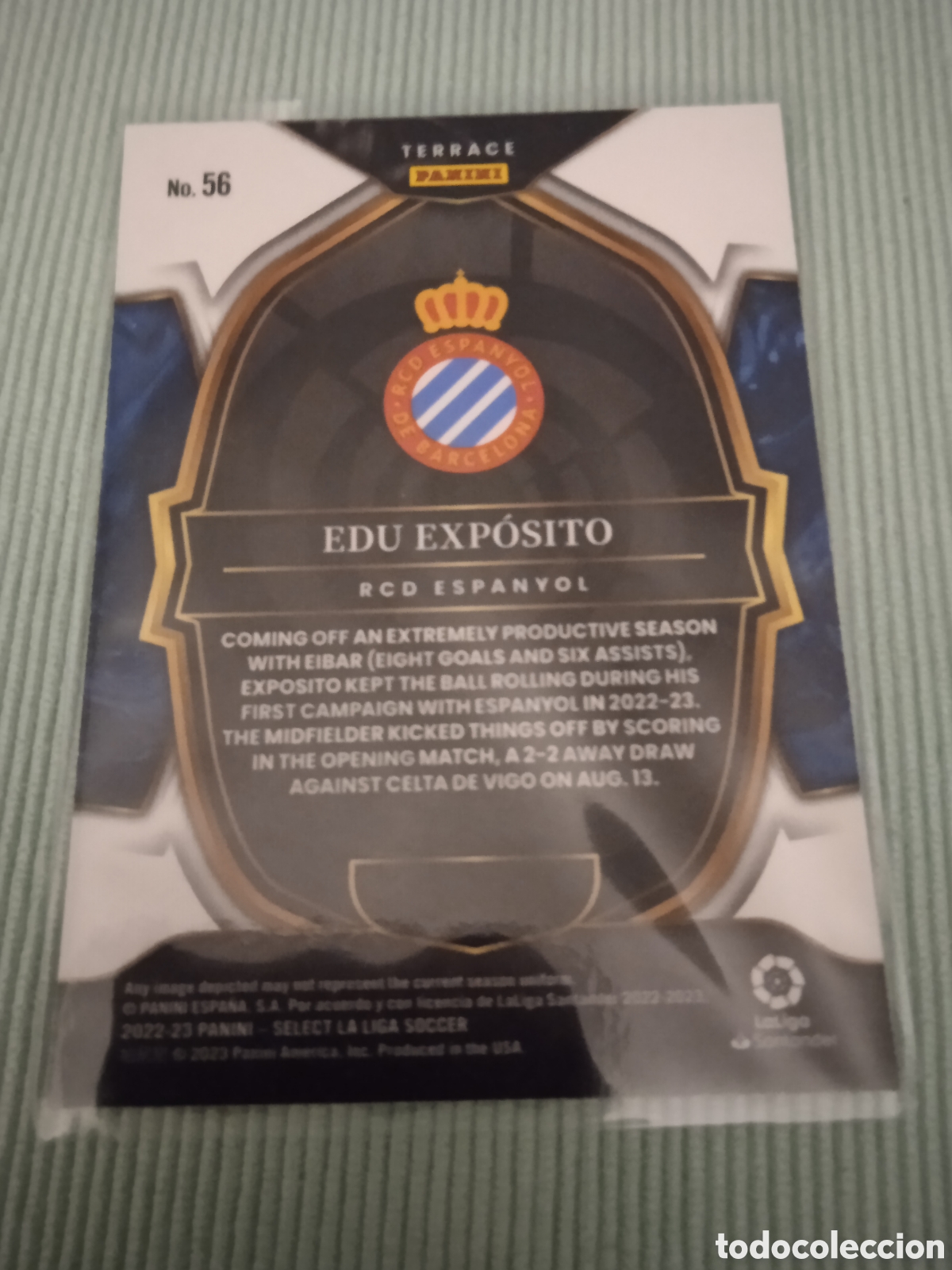 Cromos de f&uacute;tbol: Edu Exp&oacute;sito RCD Espanyol select 2022-2023 - Foto 2