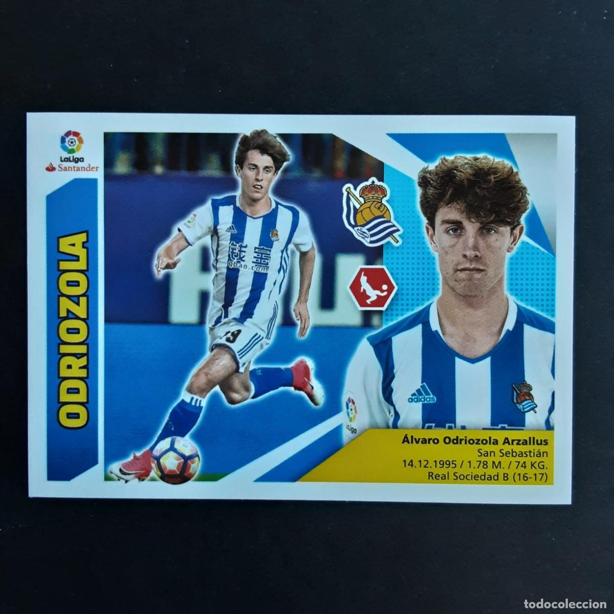 Cromos de F&uacute;tbol: CROMO LIGA 2017 2018 17 18 COLECCIONES ESTE PANINI N&ordm;3 ODRIOZOLA-REAL SOCIEDAD NUNCA PEGADO
