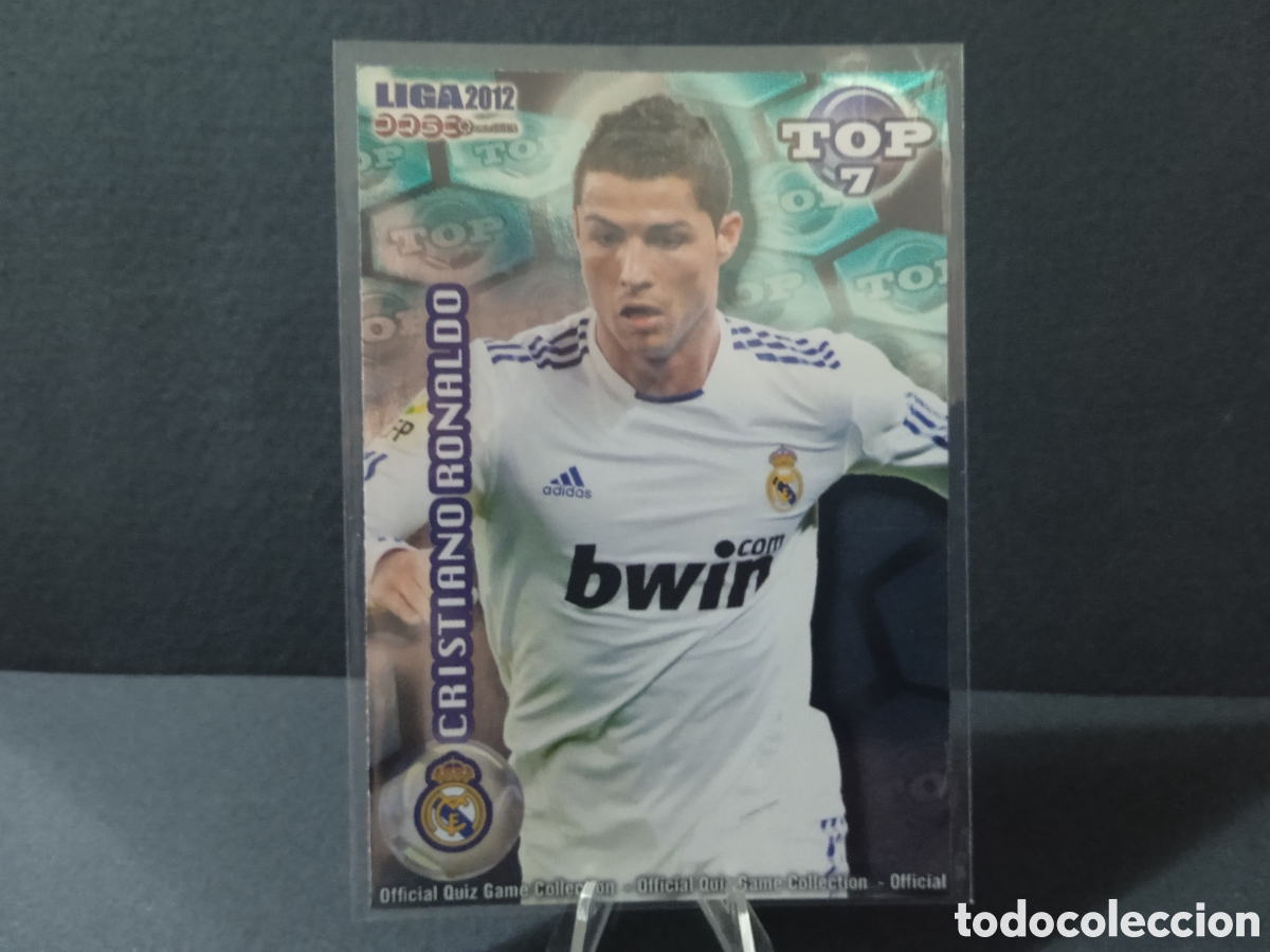 CRISTIANO RONALDO 45 -Real Madrid- Mundicromo Fichas La Liga Quiz 2011