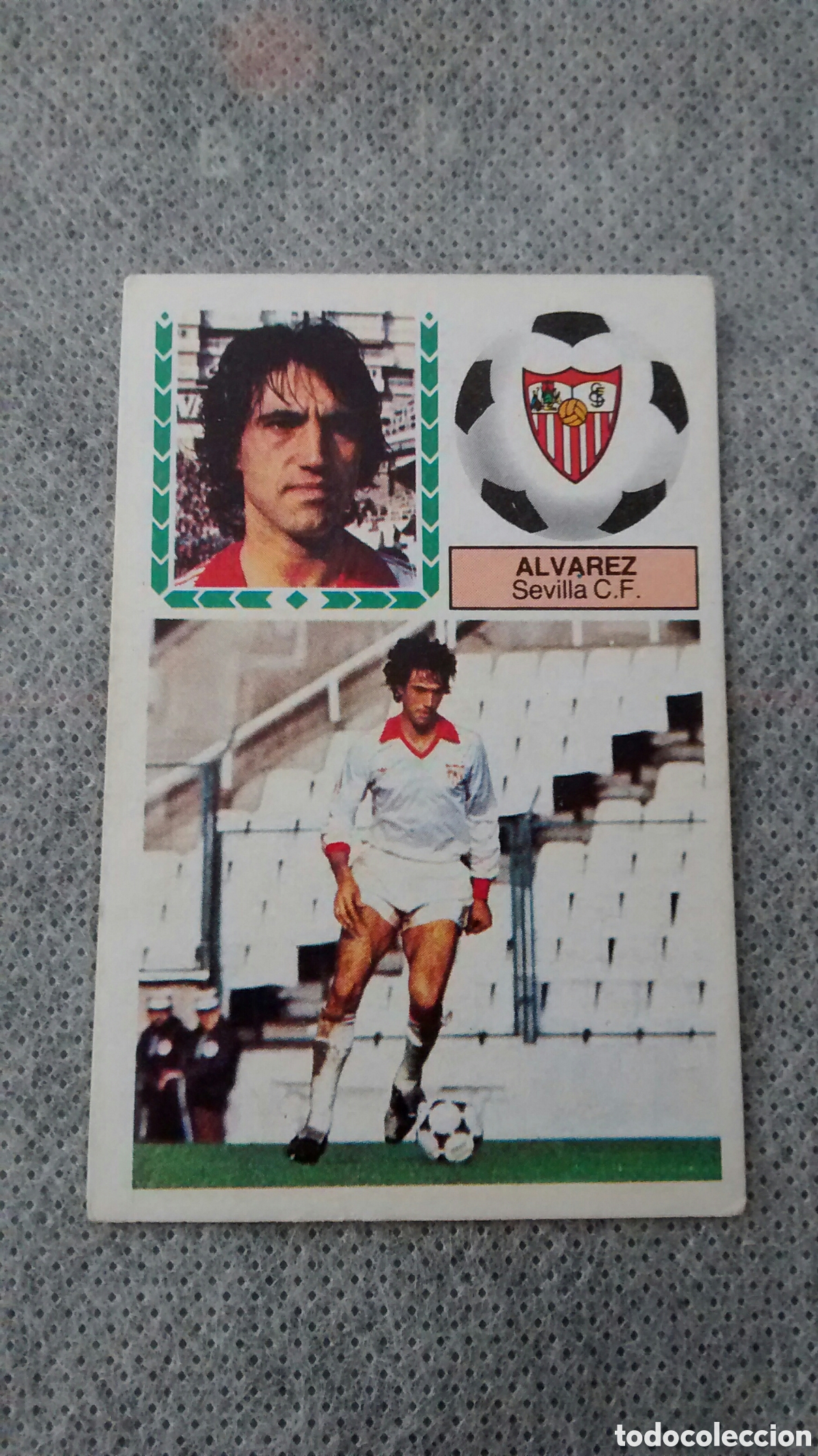 Cromos de f&uacute;tbol: ALVAREZ ESTE 83 84 (A1) - Foto 1