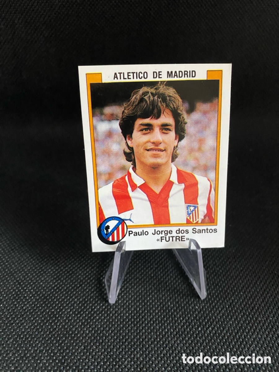 Cromos de F&uacute;tbol: 39 Paulo Futre atletico Madrid Panini 87 88 1987 1988 Sin pegar Rookie