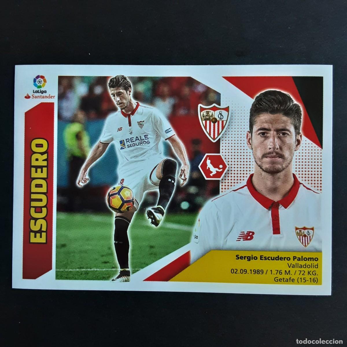 Cromos de f&uacute;tbol: CROMO LIGA 2017 2018 17 18 COLECCIONES ESTE PANINI N&ordm;7 ESCUDERO-SEVILLA NUNCA PEGADO