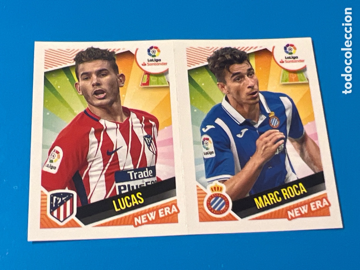 Cromos de Futebol: C3349. LUCAS MARC ROCA NEW ERA N&Uacute;MERO 9 LIGA ESTE 2018 2019