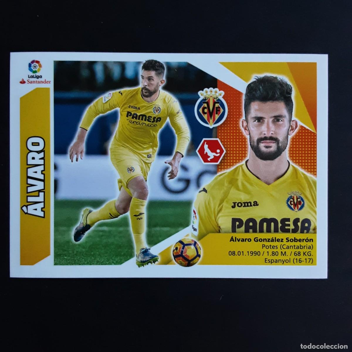 Cromos de F&uacute;tbol: CROMO LIGA 2017 2018 17 18 COLECCIONES ESTE PANINI N&ordm;4 ALVARO-VILLARREAL NUNCA PEGADO