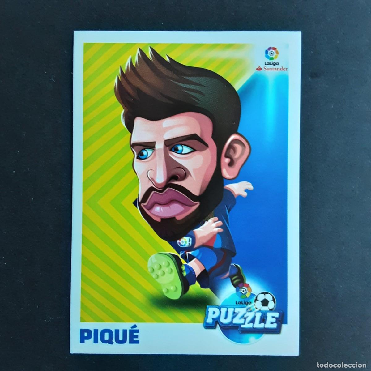 Cromos de f&uacute;tbol: CROMO LIGA 2017 2018 17 18 COLECCIONES ESTE PANINI PUZZLE N&ordm;3 PIQUE-BARCELONA NUNCA PEGADO