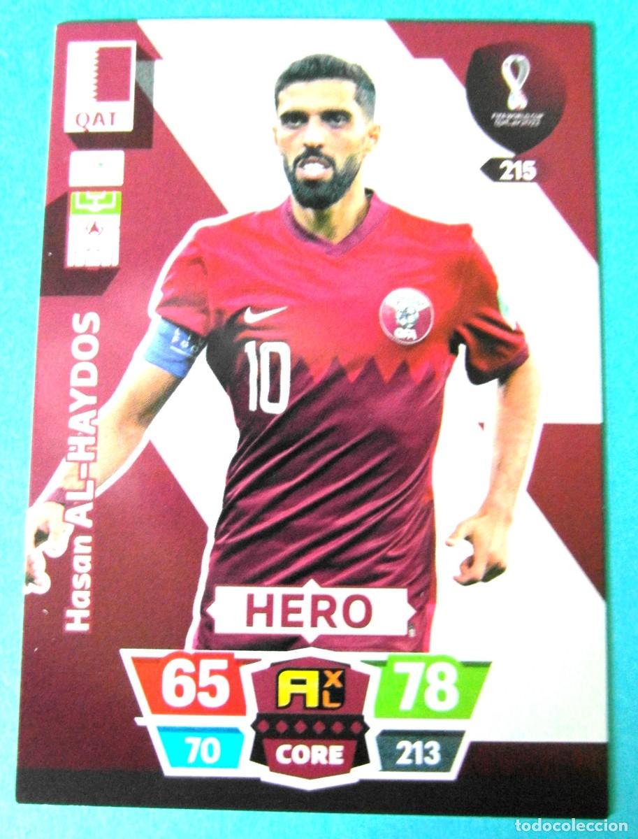 Cromos de Futebol: ADRENALYN FIFA QATAR 2022 QATAR HASAN AL HAYDOS 215 HERO