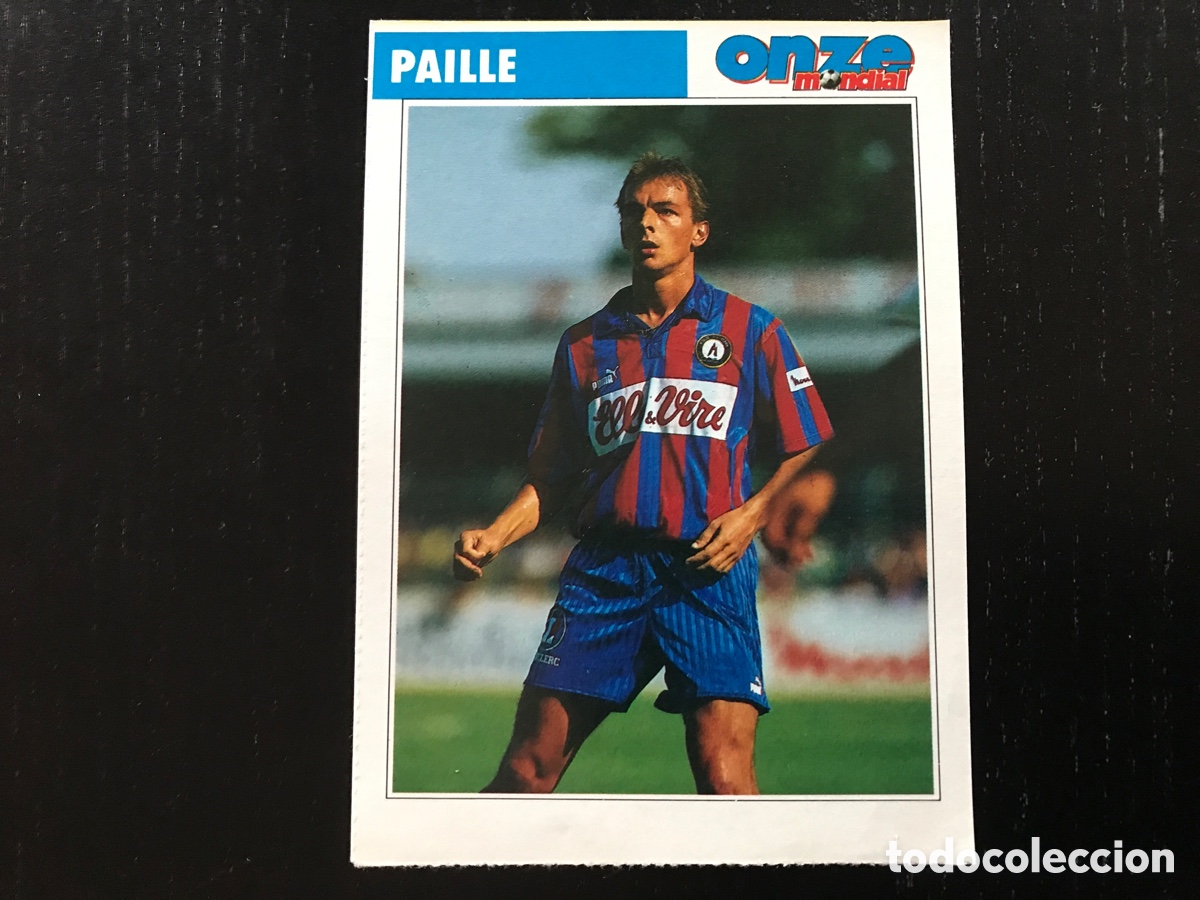 Cartes &agrave; collectionner de Football: Cromo Ficha Stephane Paille SM Caen Onze Mondial 1991