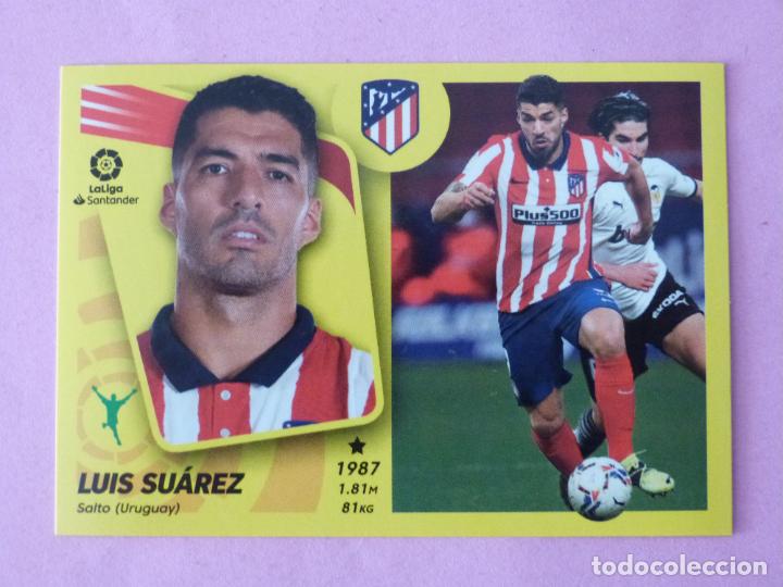 Cromos de f&uacute;tbol: CROMO DE FUTBOL LUIS SUAREZ DEL ATLETICO DE MADRID SIN PEGAR N&ordm; 20 LIGA ESTE 2021-2022/21-22 PANINI