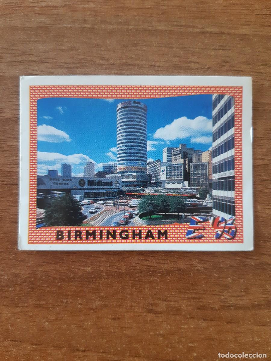 Football Stickers: N&deg;21 BIRMINGHAM SEDE EURO INGLATERRA 96 PANINI EUROPA 1996. NUNCA PEGADO