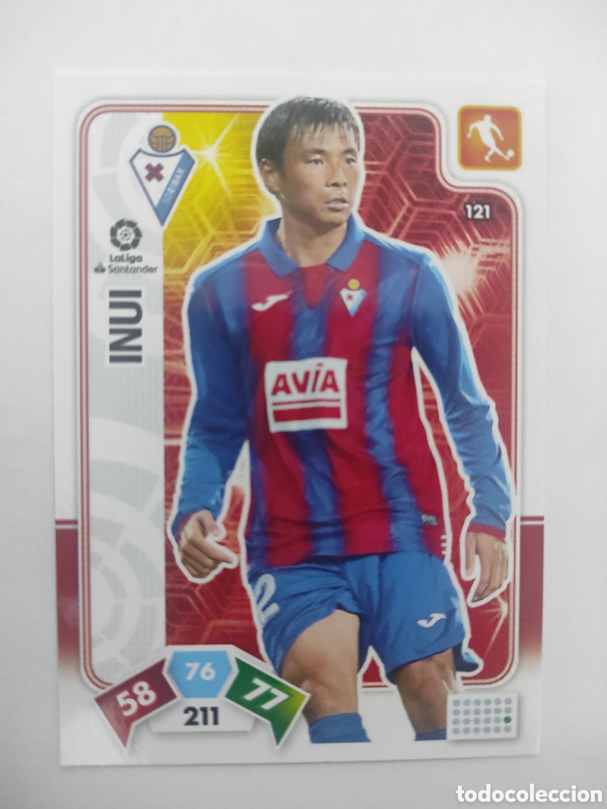 Cromos de f&uacute;tbol: Inui Eibar Adrenalyn 19-20 # 121 - Foto 1