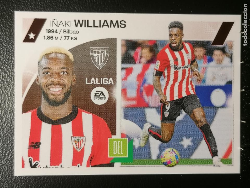 Cromos de F&uacute;tbol: 20 WILLIAMS ATHLETIC BILBAO LIGA ESTE PANINI 2023 2024 23 24