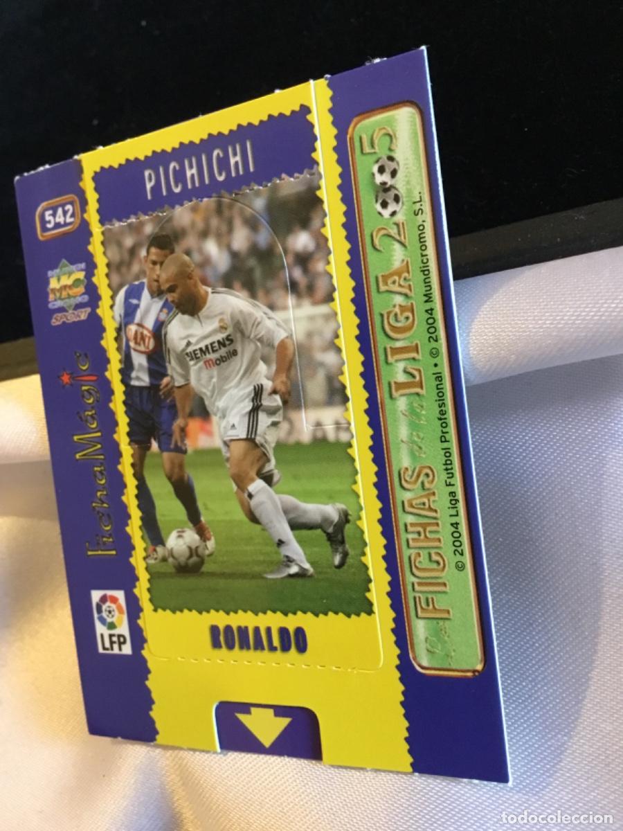 Cromos de f&uacute;tbol: Ronaldo pichichi 2005 - Foto 2